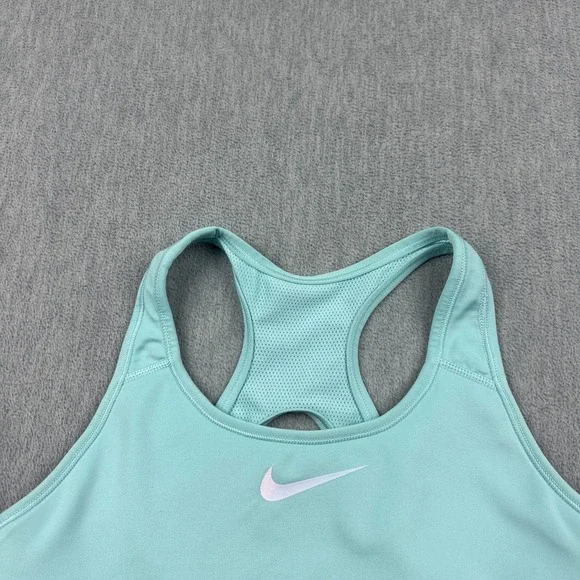 Nike Sports Bra Womens Large Green White Reversible Workout Yoga Gym Unpadded‎ - Picture 2 of 10